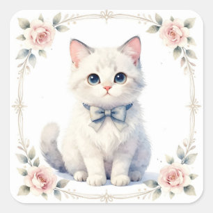 autocollants de chat mignon