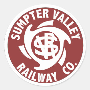 Autocollants de chemin de fer de vallée de Sumpter