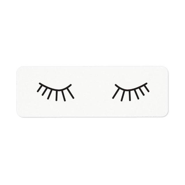 autocollants de cils, autocollants de visage migno (Devant)