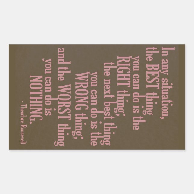 Autocollants de citation Motivational "Do Quelque  (Devant)