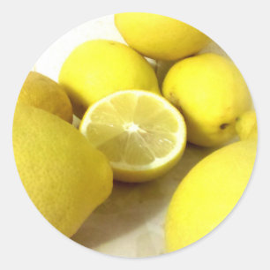 Autocollants de citron