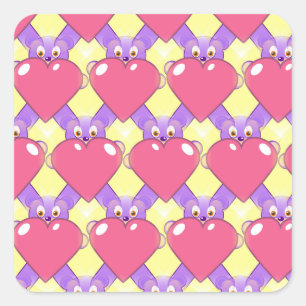 autocollants de coeur