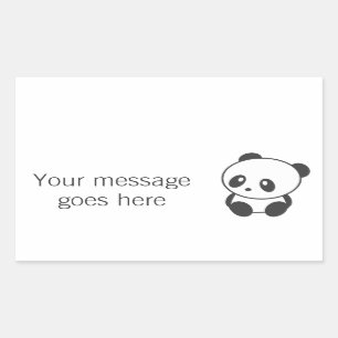 Autocollants de coutume de panda