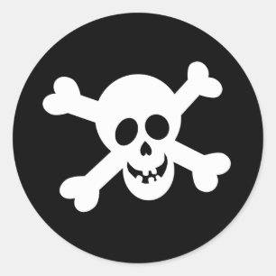 Autocollants de crâne d'Halloween