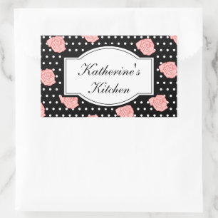 Autocollants de cuisine Rose Élégante