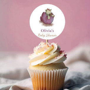 Autocollants de dinosaure pour bébé pourpre pour b