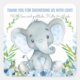 Autocollants de faveur de Baby Shower pour garçon