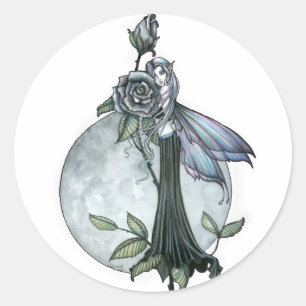 Autocollants de fée Rose de minuit