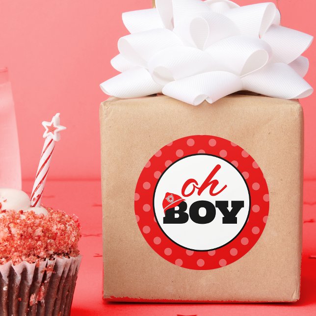 Autocollants de fête pour bébé garçon camion de po (Créateur téléchargé)