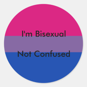Autocollants de fierté bisexuel