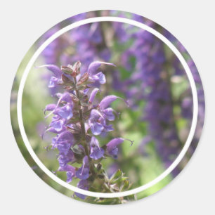 Autocollants de fleur de lavande
