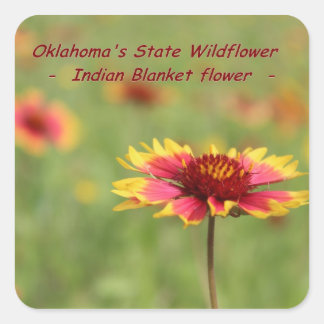 Autocollants de fleurs d'État de l'Oklahoma