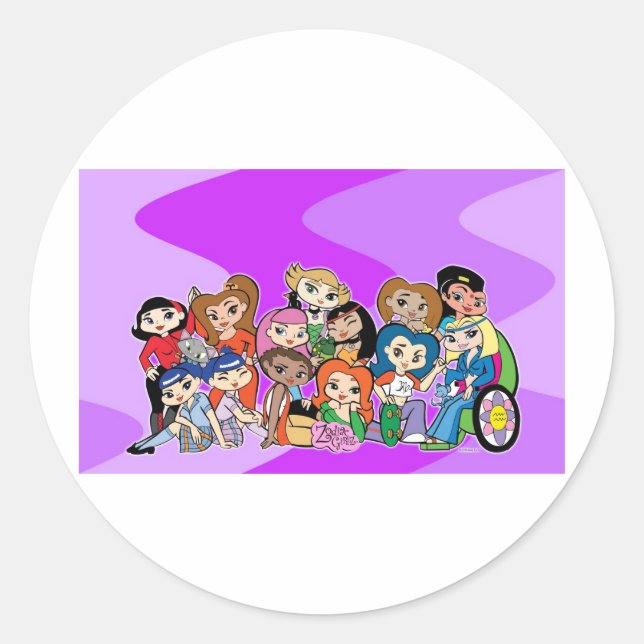 Autocollants de Friendz (Devant)