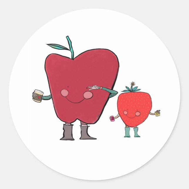 Autocollants de Fruits (Devant)