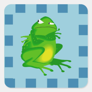 Autocollants de Grenouille En colère