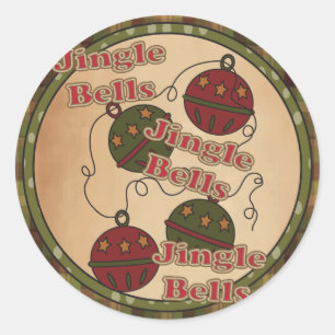 Autocollants de Jingle Bell de vacances