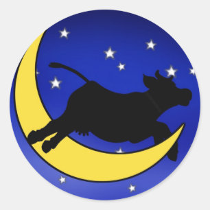 autocollants de jumelage de lune