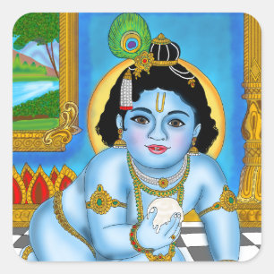 Autocollants de Krishna enfant