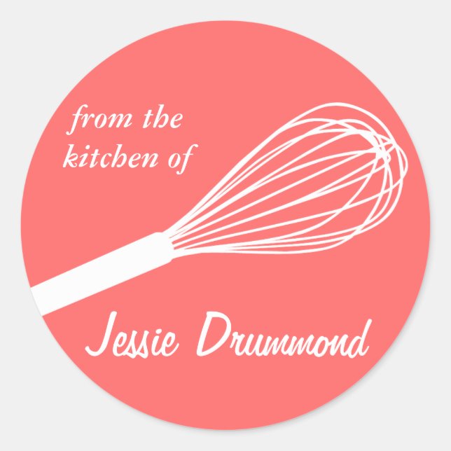 autocollants "de la cuisine de" (Devant)