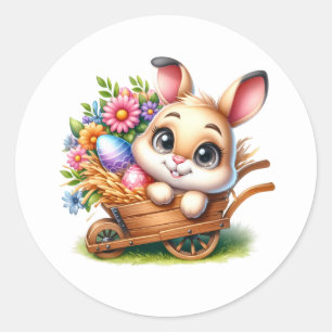 Autocollants de lapin de Pâques