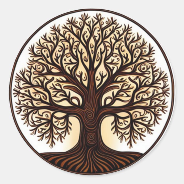 Autocollants de l'Arbre de Vie (Devant)