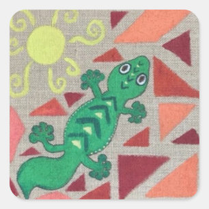 Autocollants de lézard