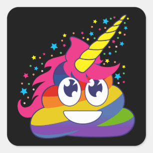 Autocollants de licorne d'Emoji de dunette