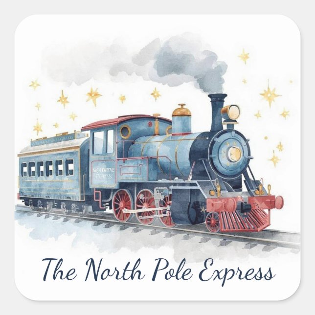 Autocollants de livraison du Père Noël pour garçon (Devant)