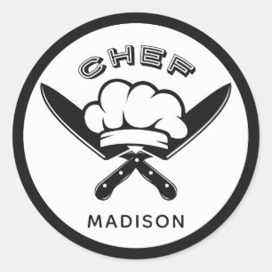 Autocollants de logo Chef