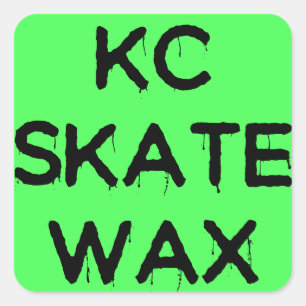 autocollants de logo de cire de patin de kc