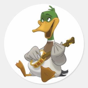 Autocollants de Mallard de Banjo-Strummin'