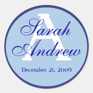 Autocollants de mariage élégants personnalisés 3