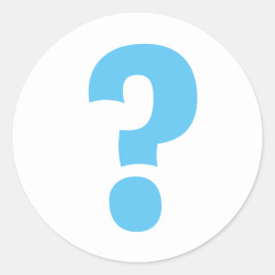 Autocollants de marque d'interrogation et scellés 