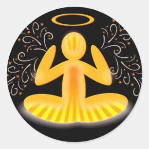 autocollants de méditation halo