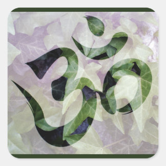 autocollants de méditation om
