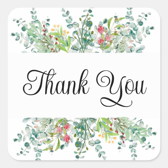 autocollants de Merci ou scellés d'enveloppe (Devant)