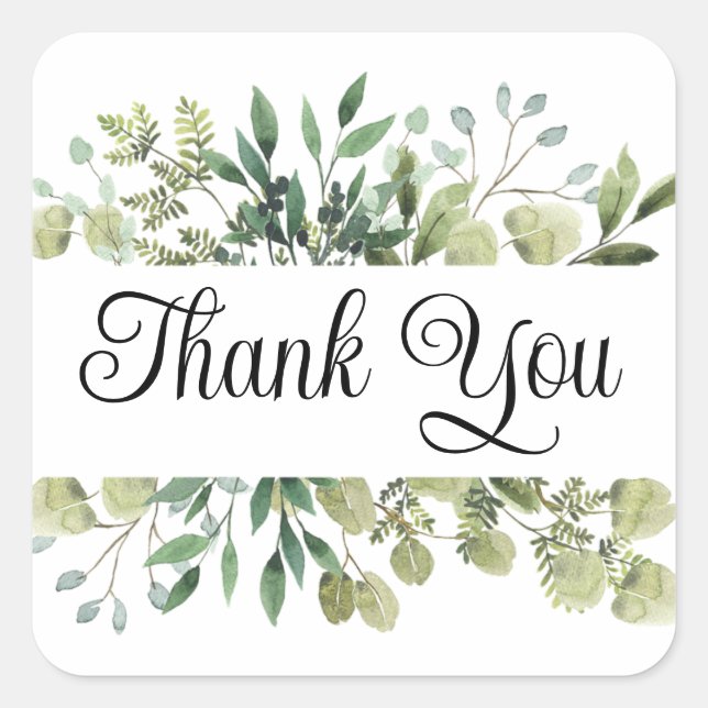 autocollants de Merci ou scellés d'enveloppe (Devant)