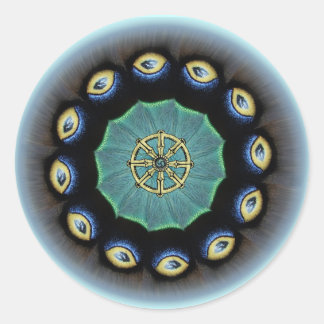 Autocollants de Mothwing de roue de Dharma