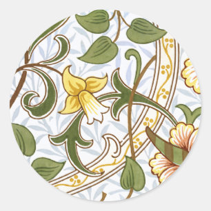 Autocollants de motif de chintz de jonquille de
