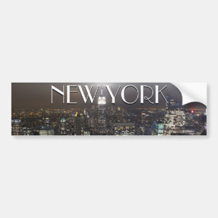 Autocollants de New York City d'adhésif pour