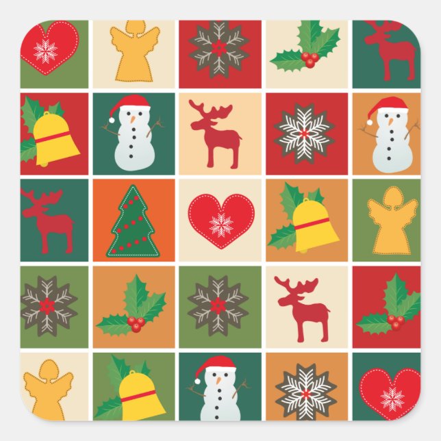 autocollants de Noël (Devant)