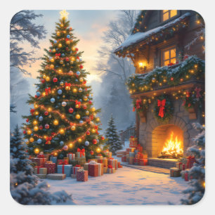 Autocollants de Noël extérieurs