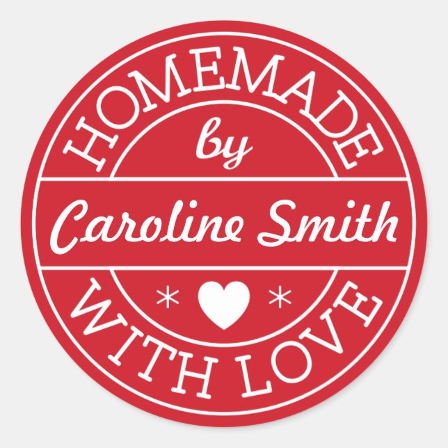 Autocollants de Noël ou de Valentines avec le nom (Devant)