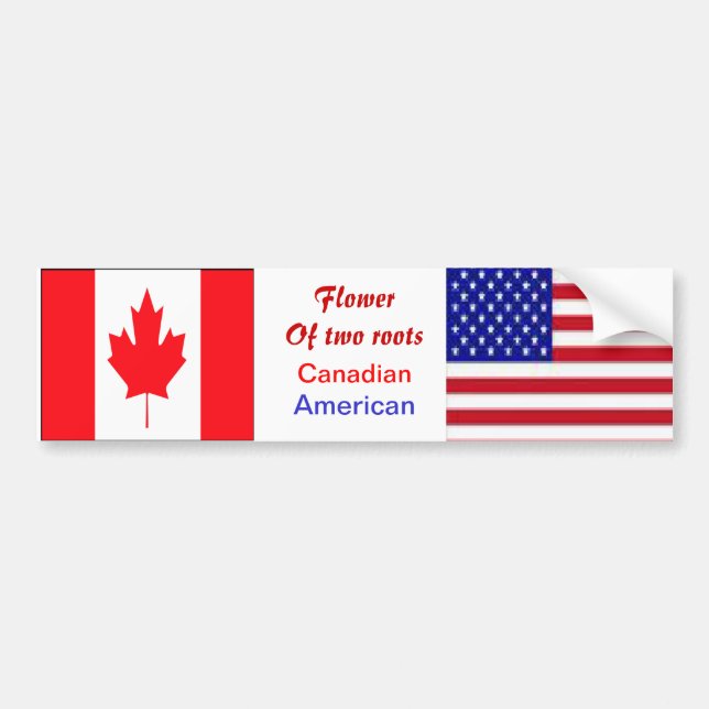 Autocollants de pare-chocs américains et canadiens (Devant)