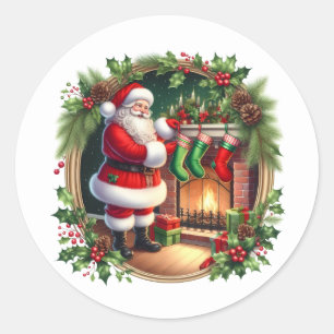 Autocollants de Père Noël
