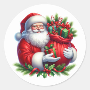 Autocollants de Père Noël