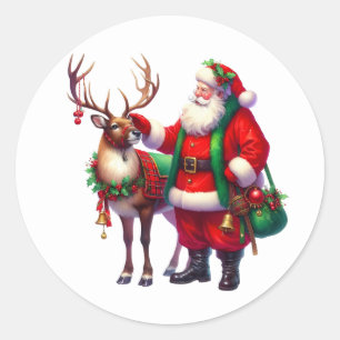 Autocollants de Père Noël