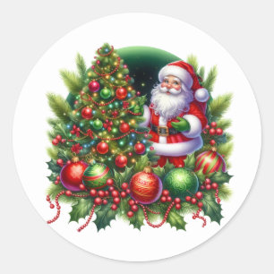 Autocollants de Père Noël