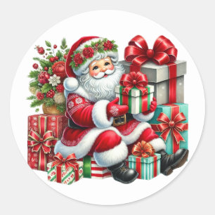 Autocollants de Père Noël