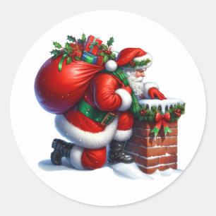 Autocollants de Père Noël
